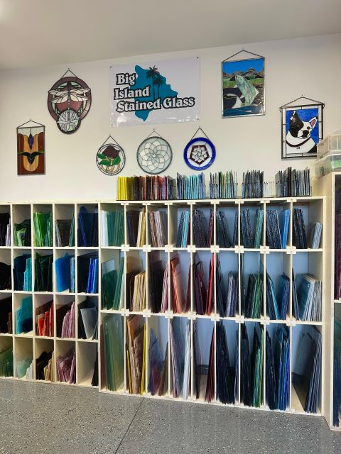 Fun and Creative Stained Glass Class and Workshop - Learn the Art of Stained Glass with Sheri & Doug Reynolds in Kailua-Kona