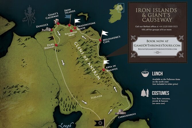 Game of Thrones - Iron Islands & Giant's Causeway from Belfast - Behind-the-Scenes with Guides Who Starred in Game of Thrones