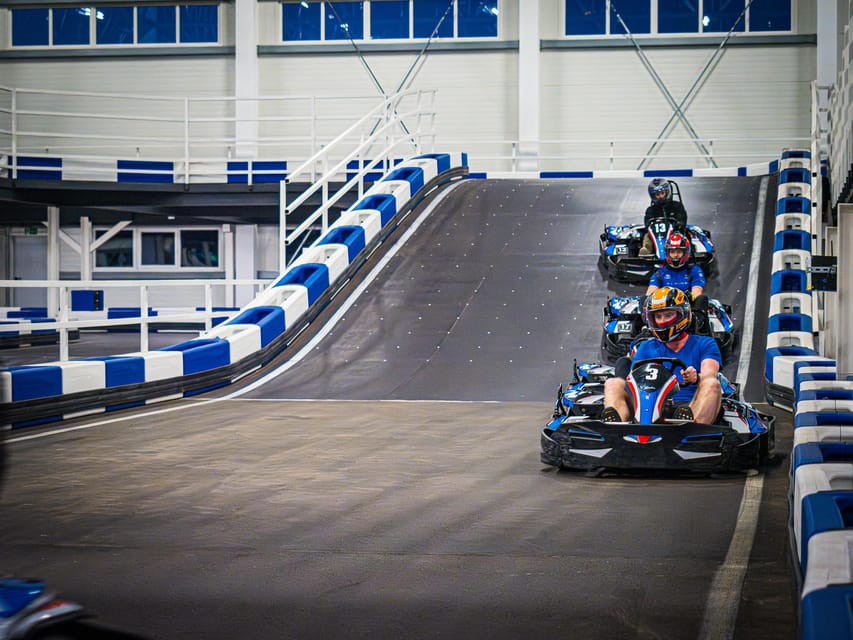 Gdask: Indoor Go-Karting (2 x 8-Minute Races) - Electric Karts: Speed, Quietness, and Eco-Friendliness