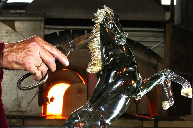 Glass Blowing Show Visit Murano Glass Factory and Showroom OMG - The Location and Meeting Point in Venice