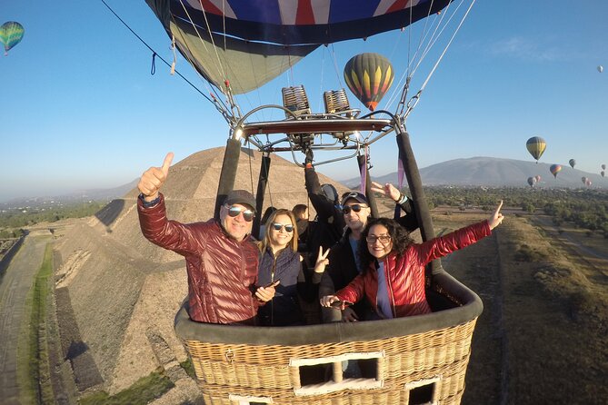 Globo Teotihuacan flight from Mexico City. - Early Morning Pickup and Transportation