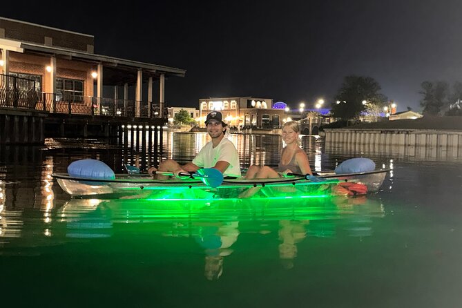 Glow In the Dark Kayaking Experience at OWA - The Glow-in-the-Dark Kayaks: Transparent and Illuminated