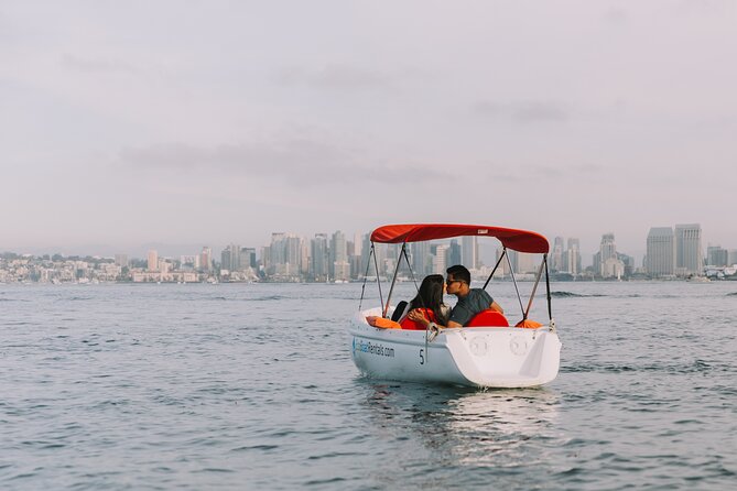 Glow Nightime Pedal Boat Rental in San Diego Bay - Features of the Glow Pedal Boats: Lighting, Sound, and Comfort