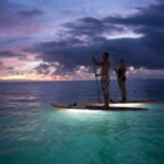 GLOW Stand Up Paddle at Twilight - Discover the Unique Glow of Stand-Up Paddleboarding at Sunset in Haleiwa