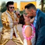 Gold Elvis Wedding or Vow Renewal at Las Vegas Sign - The Elvis Performer and Ceremony Details