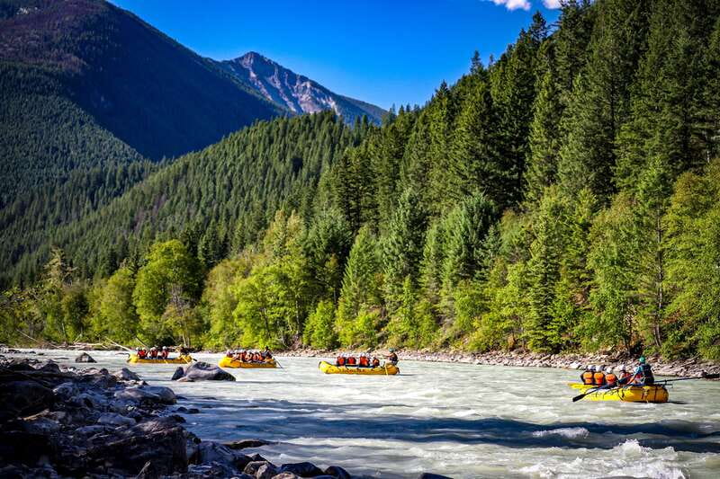 Golden, BC: Kicking Horse River Half Day Whitewater Rafting - The Spectacular Scenery of the Middle Canyon