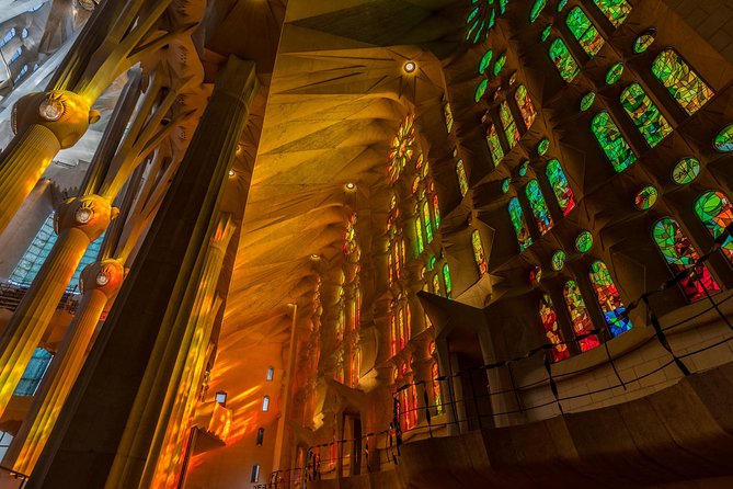 Golden Hour in Gaudi's Sagrada Familia with expert Guide - The Significance of Sagrada Familias Golden Hour Light