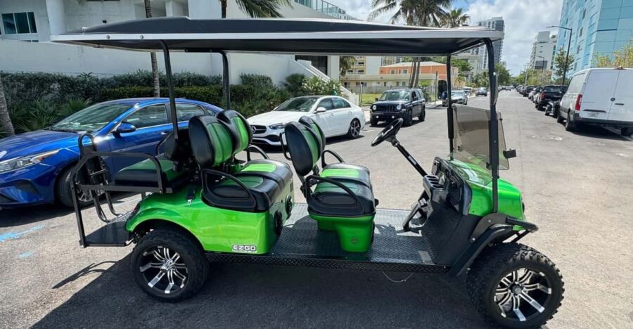 Golf Cart Rental Miami 6 Hours - Miami’s Most Convenient Golf Cart Rental with Free Delivery