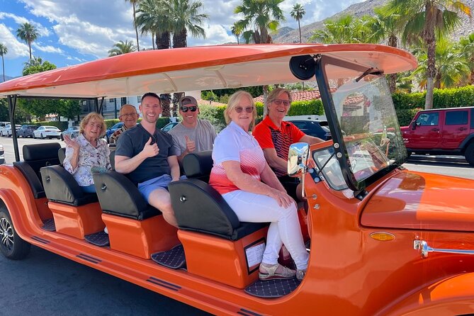 Golf Cart Tour in a 6 Passenger Cart in Palm Springs California - Scenic Drive Through Historic and Architectural Landmarks