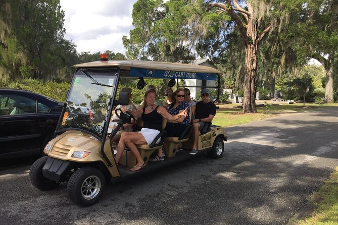 Golf Cart Tours of Bonaventure Cemetery Savannah Georgia - The Stops and Highlights at Bonaventure Cemetery