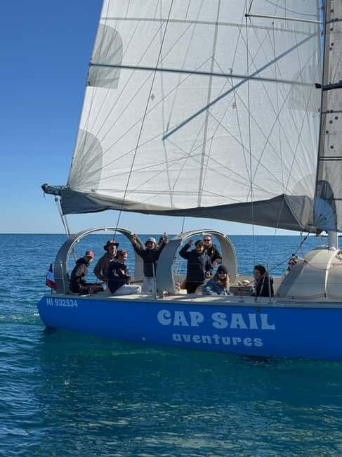 Golf Juan: Sunset Sailing Cruise with aperitif at the Island - Scenic Sailing Routes Around the Lérins Islands or Cap dAntibes