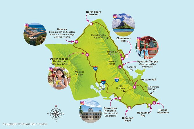Grand Circle Island and Haleiwa 9 Hour Tour - Nuuanu Pali: Elevated Views and Historic Significance