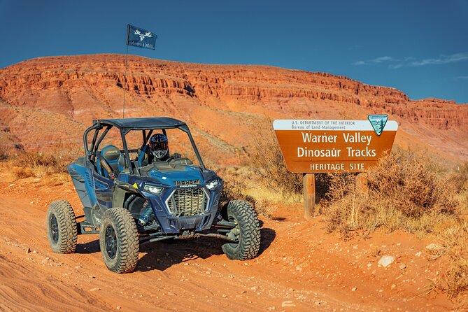 Greater Zion: Dinosaur Tracks in the Desert UTV Tour - The Tour Starts at Mad Moose Rentals & Tours in Hurricane, Utah