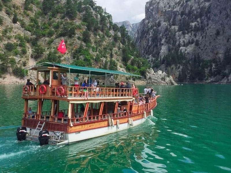 Green Canyon Cruise from Alanya & Side  Explore Nature - The Lakeside Restaurant and Local Lunch