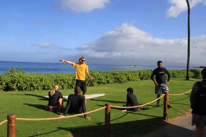 Group Surf Lesson at Ka'anapali Beach - The Beach and Water Conditions at Kaanapali