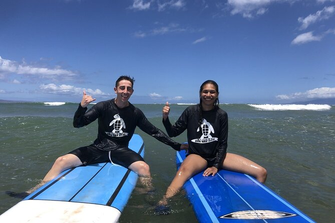 Group Surf Lesson at Kalama Beach in Kihei - Highly Praised Instructors and Personal Coaching