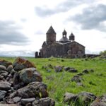 Group Tour: Saghmosavank, Wine Yard, Echmiadzin, Zvartnots - Visiting Saghmosavank Monastery on the Edge of Kasakh River Canyon