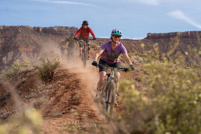 Guided Mountain Bike Tours - Zion - Location and Meeting Details at Sheep Bridge Trailhead