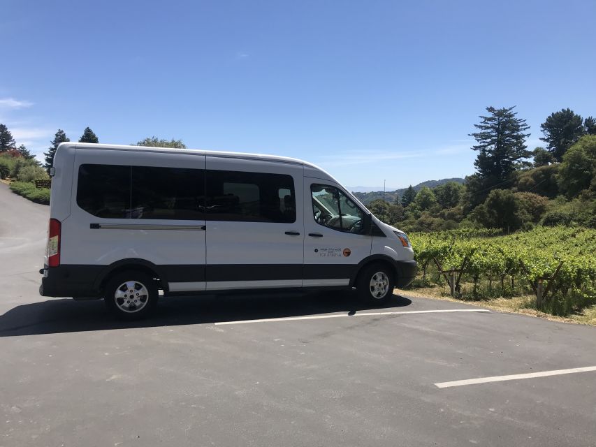 Guided Private Wine Tour to Napa and Sonoma Wine Country - Transportation in a Spacious Passenger Van with Up to 13 Seats