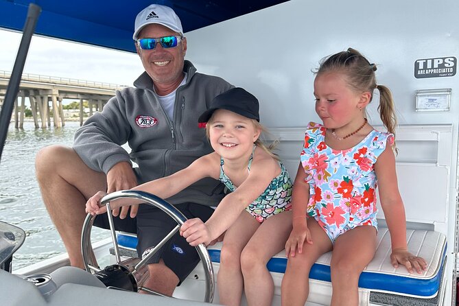 Guided Sunset and Dolphin Cruise Non Private in Destin, FL - Passing Crab Island and Its Marine Life