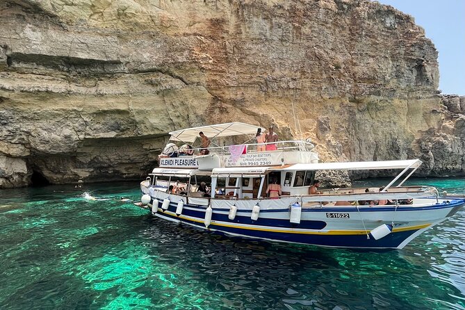 Half day Cruise - Comino, Gozo, Blue & Crystal Lagoon, and Caves - Visiting Mgarr Harbour in Gozo