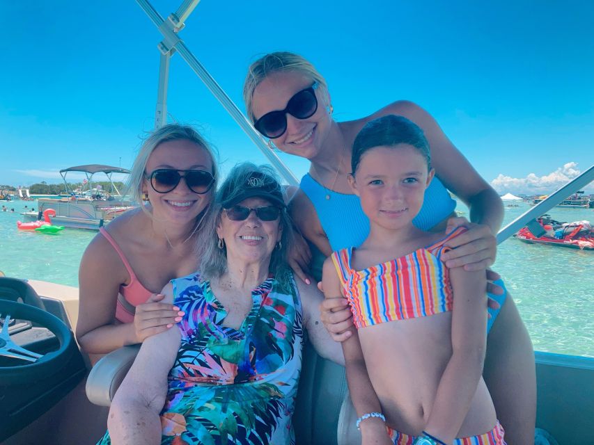 Half Day Pontoon Boat Rental- Okaloosa Island - The Pontoon Boats: Reliable and Spacious