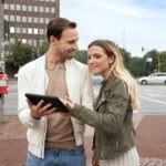 Hamburg Landungsbrücken: Outdoor Escape Game - Starting Point at Michelwiese with Clear Meeting Instructions