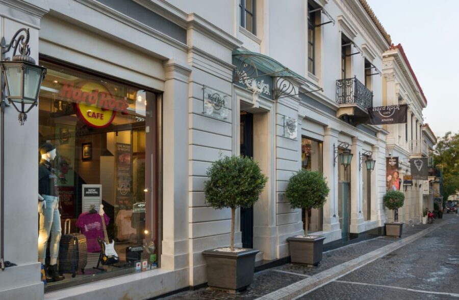 Hard Rock Cafe Athens with Set Menu for Lunch or Dinner - The Location and Setting of Hard Rock Cafe Athens