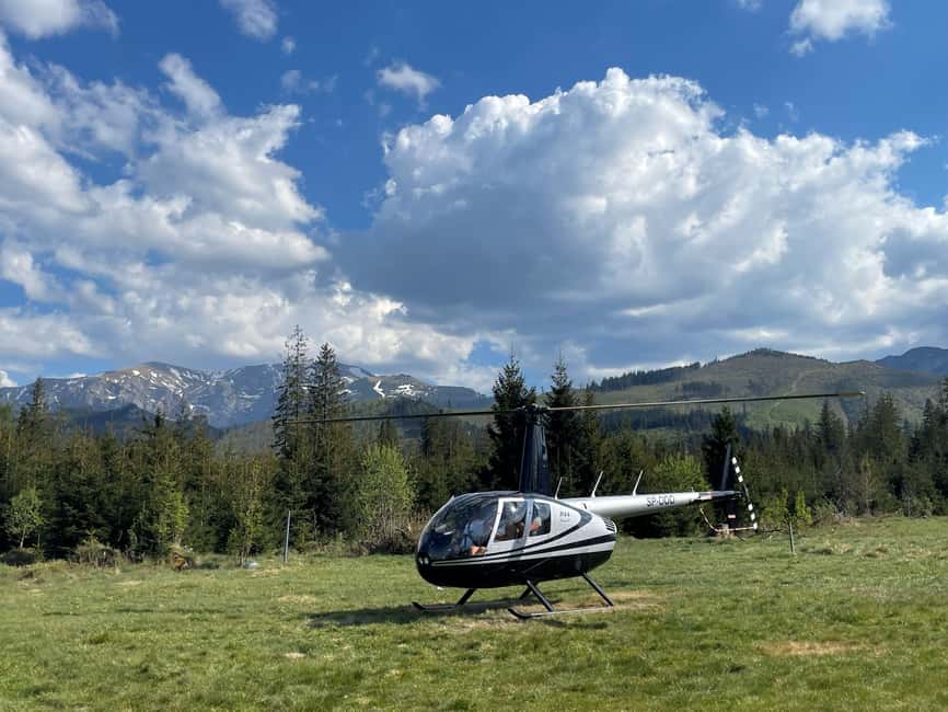 HELICOPTER SIGHTSEEING ONE DAY TOUR ZAKOPANE FROM KRAKOW - Starting Point at Wielopole 13 in Krakow