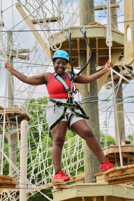 Henderson, Minnesota: High Ropes Obstacle Course Experience - Ground School and Safety Equipment