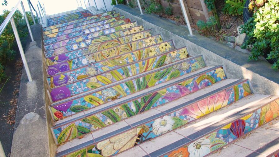Hidden Stairways of San Francisco - The Charm of Mosaic Tiled Stairs