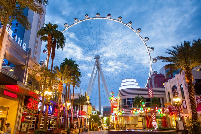 High Roller Wheel Admission Ticket at The LINQ - How the Ride Unfolds: From the LINQ Promenade to the Sky