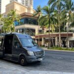 HNL Airport & Waikiki Private Transfer by Brand New Mercedes Van - Arrival Process and Communication Before Landing