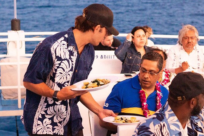 Honolulu Sunset & Friday Fireworks Dinner Cruise - Onboard Dining: Three-Course Meal with Hawaiian Flavors