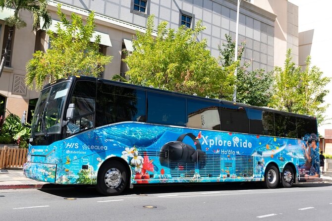 Honolulu XR Bus Tour: Immersive Hawaii Experience "XploreRide" - The Virtual Underwater World Guided by Aumakuathe