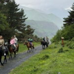 Horse riding tour in Kazbegi - The Starting Point at Elia Monastery