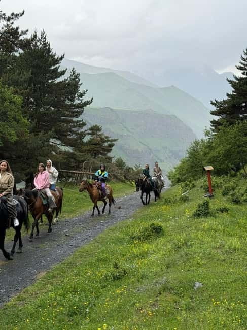 Horse riding tour in Kazbegi - The Starting Point at Elia Monastery