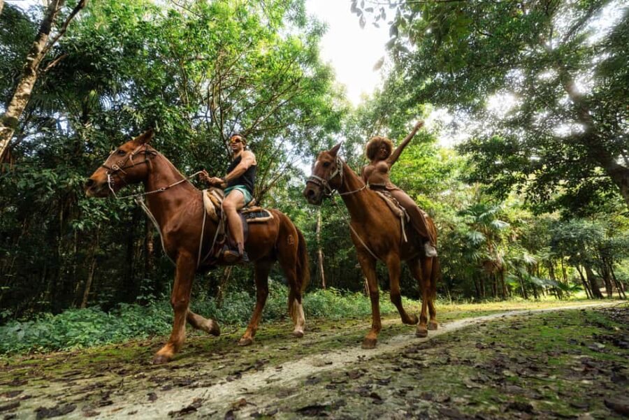Horseback Riding & ATV Adventure with Ziplines & Cenote - Starting at El Rey Polo Club for Horseback Riding