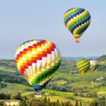 Hot Air Balloon ride in the Chianti Valley Tuscany - Landing and the Champagne Toast: Celebrating in Tuscan Style