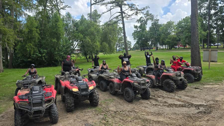 Houston: ATV Guided Tour - Meeting Point at Magnolia Gardens Park in Houston