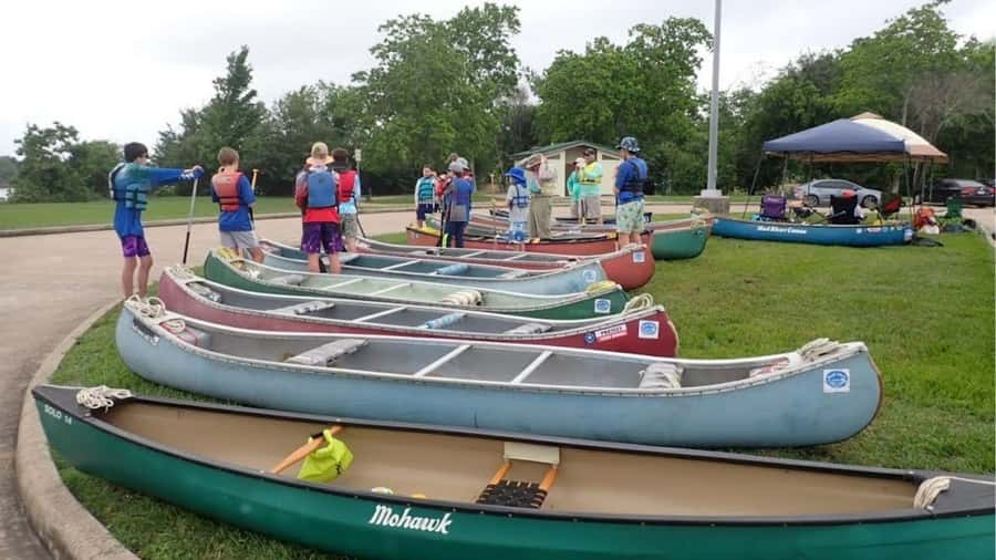 Houston: Boy Scout Paddle  Kayak or Canoe Option - Paddling Locations Around Houston: Sugar Land, The Woodlands, Cypress, and Clear Lake