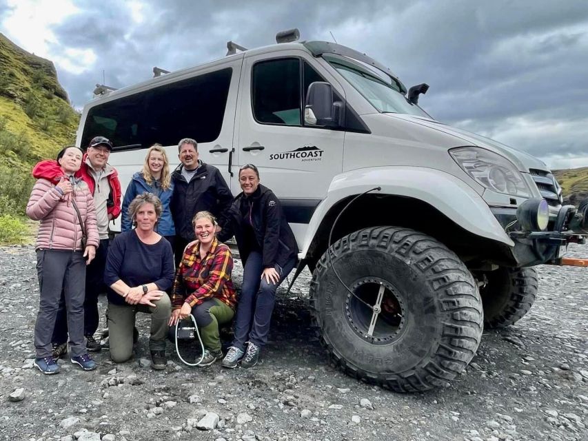 Hvolsvöllur: Private Thorsmork Guided Day Hike by Super Jeep - The Starting Point at Southcoast Adventure / Brú Base Camp