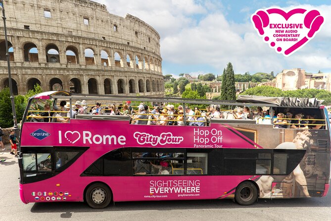 I Love Rome Hop on Hop off Open Bus Tour - Starting Point and Route Near Termini Station