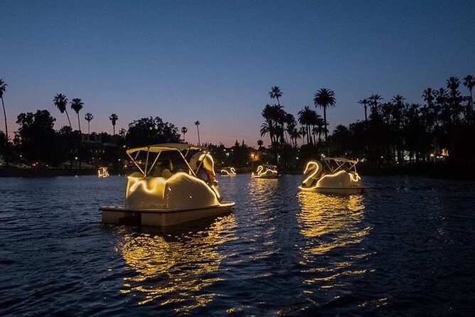 Illuminated Swan Boat Night Ride on Rainbow Lagoon in Long Beach - The Unique Allure of Rainbow Lagoon at Night