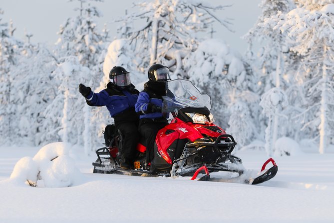 In Pursuit of Reindeer - Snowmobile safari to reindeer farm in Rovaniemi - Snowmobile Ride Through Rovaniemi’s Frozen Plains