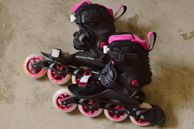 Inline skate rentals in Mexico city - The Skates: Powerslide Doop 90 with Safety Features