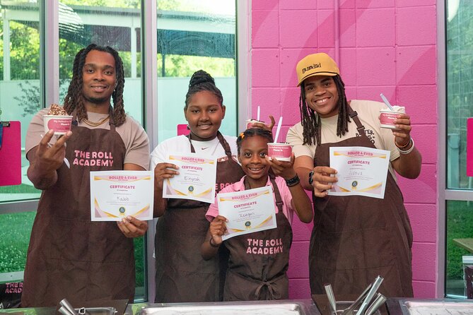 Interactive Rolled Ice Cream Crafting Class in Nashville - How the Rolled Ice Cream Class Teaches the Art of Crafting