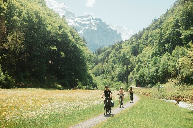 Interlaken to Lauterbrunnen E bike Tour Valley of 72 Waterfalls - Starting Point in Interlaken for a Scenic Ride