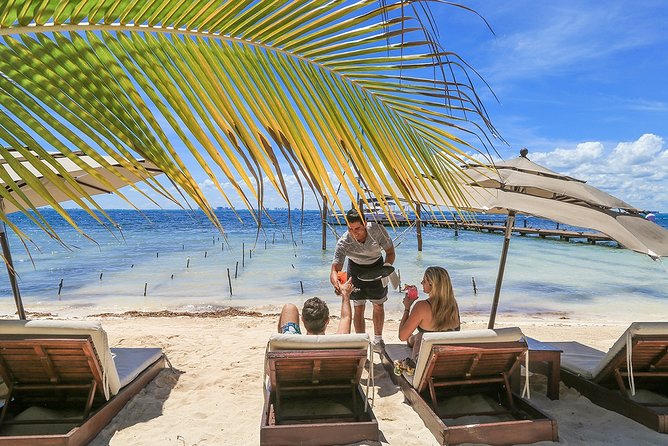 Isla Mujeres luxury catamaran with premium open bar and lunch - Aboard the Catamaran: Amenities and Atmosphere