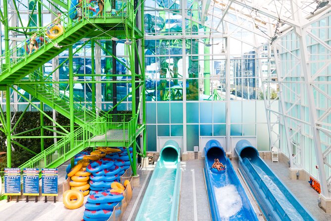 Island Waterpark at Showboat - The Waterslides: High-Speed Thrills and Competition